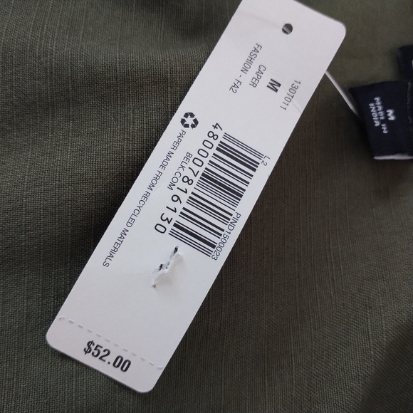 ND New Directions Olive Green Cutout Detail Blazer Jacket M - Picture 10 of 11